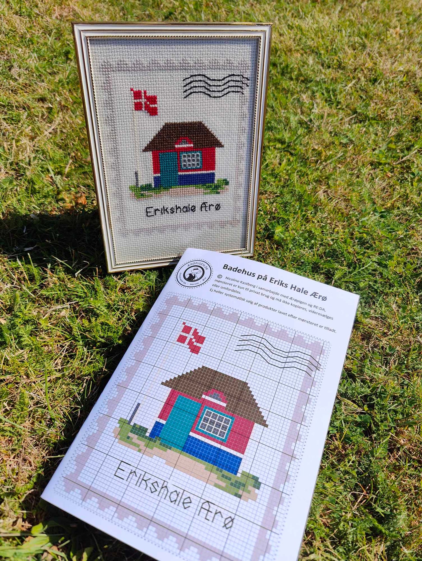 Badehaus als Stickset