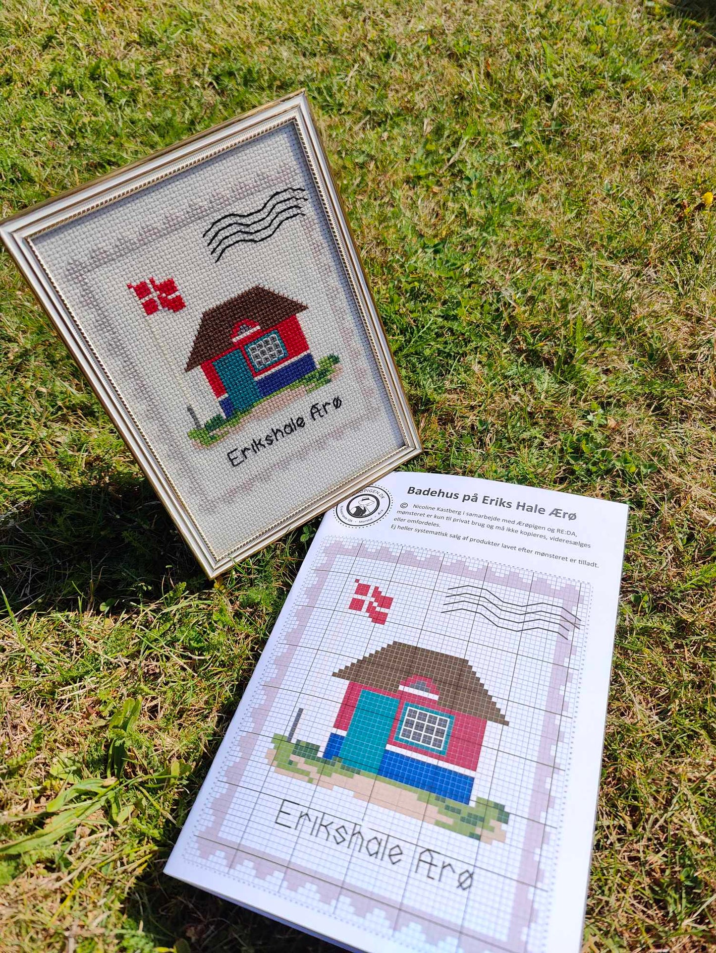Badehaus als Stickset