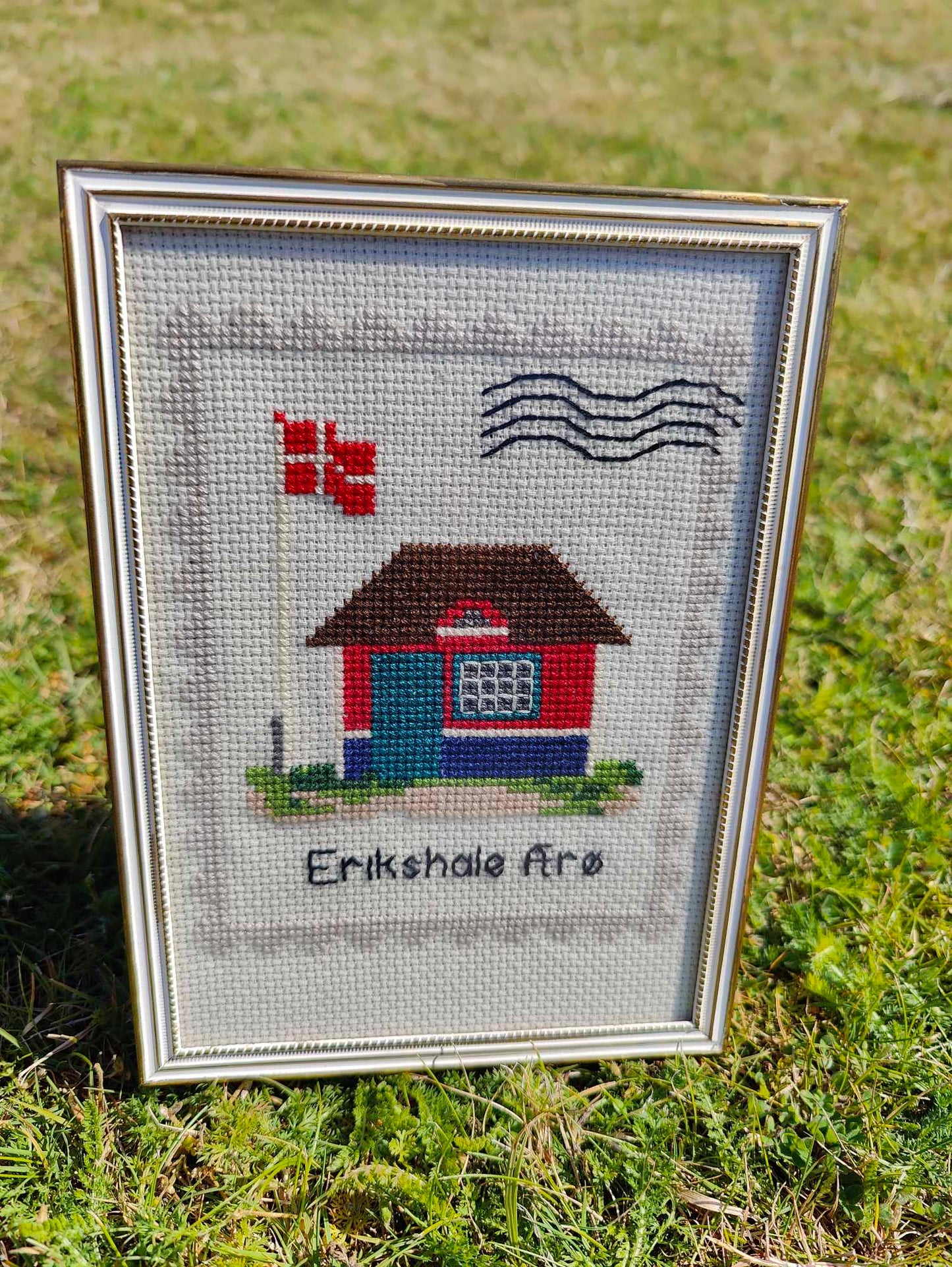 Badehaus als Stickset