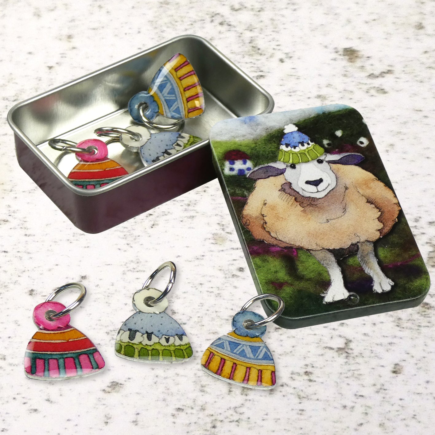 Huer Strikkemarkører - Emma Ball