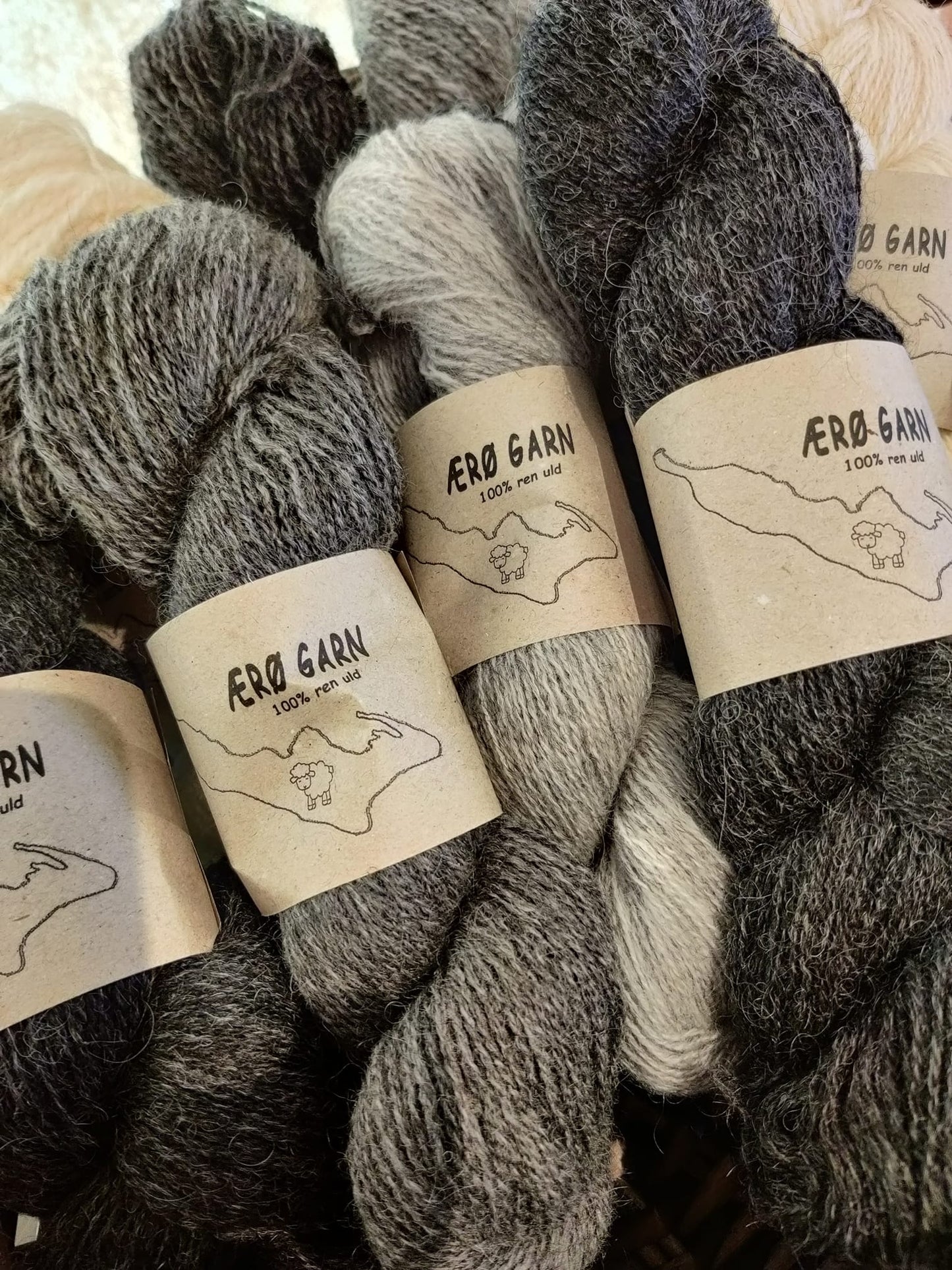 Ærø-Garn in zwei Stärken