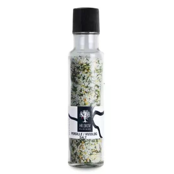 Persille/Hvidløg Salt Med Kværn