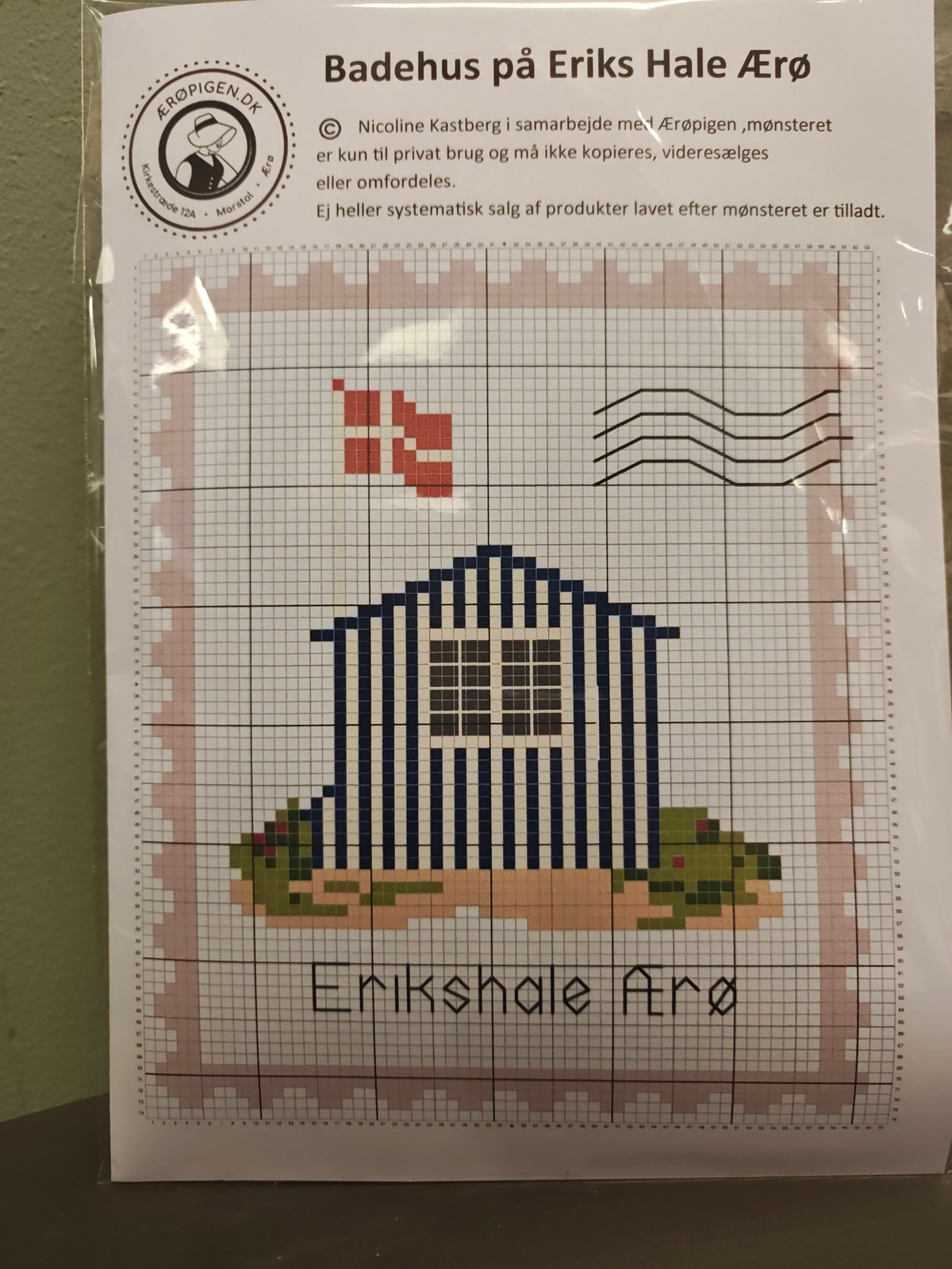 Badehaus als Stickset