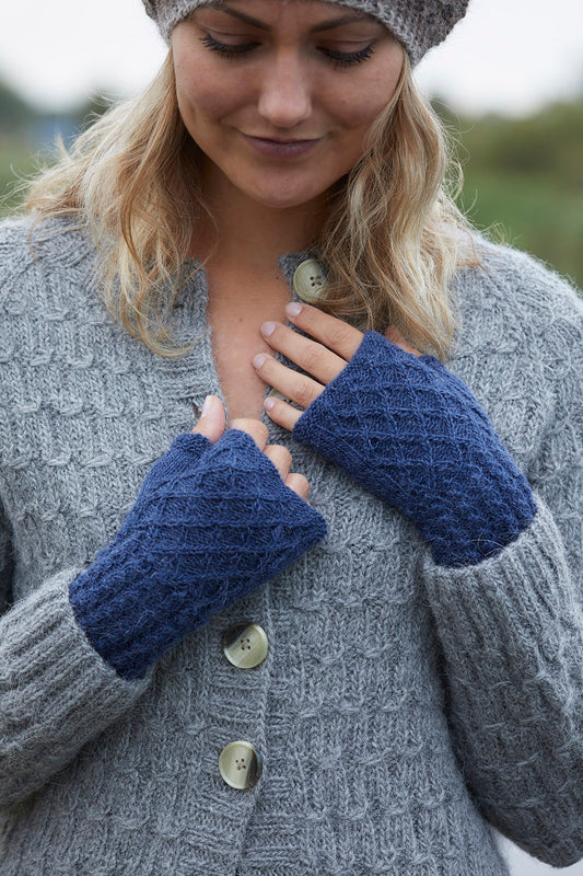 Half mittens with Grid