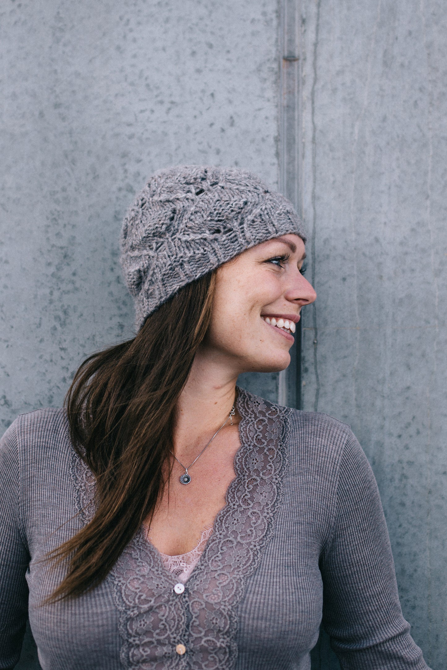 Hydrangea Hat In Snowflakes
