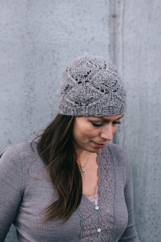 Hydrangea Hat In Snowflakes