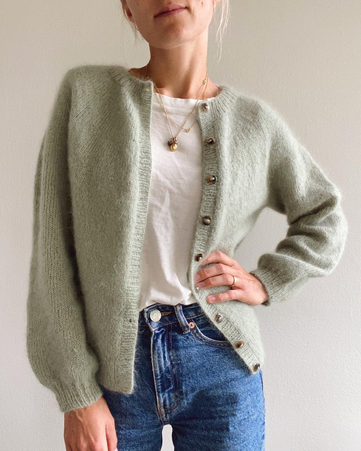 Novice Cardigan-Mohair Edition