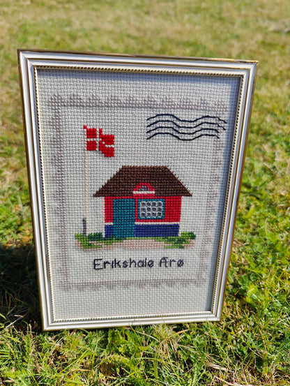 Badehus som broderikit