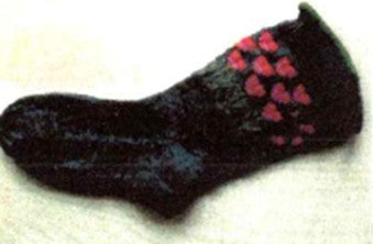 Sokker med Valmuer - Ærø Sokker (Opskrift PDF)