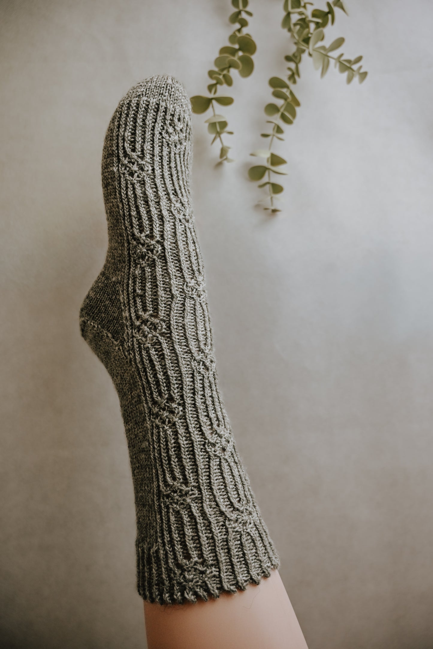 Japanske blomster - Ærø Sokker (Opskrift PDF)