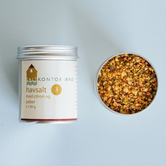 Ærø Salt Nr. 3 - Havsalt med Citron og Peber