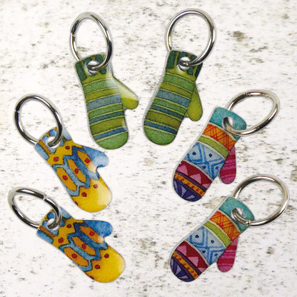 Katte Med Vanter Strikkemarkør - Emma Ball