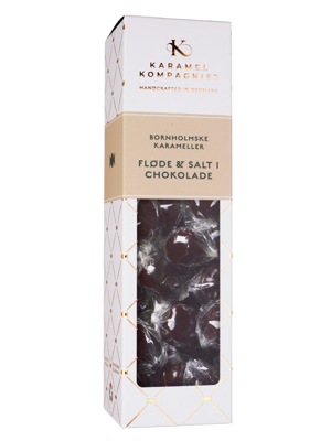 Dark Chocolate Coated Caramels With Sea Salt