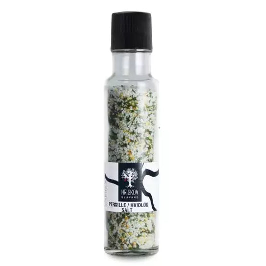 Persille/Hvidløg Salt Med Kværn