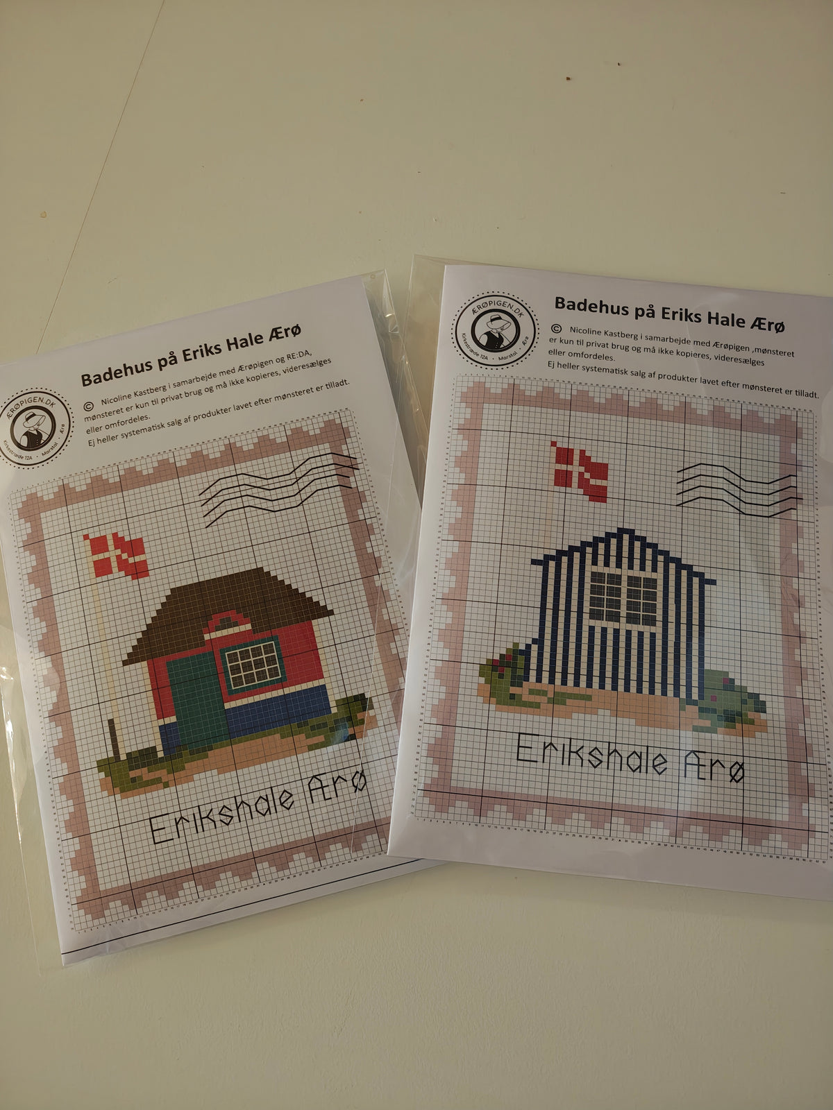 Badehaus als Stickset
