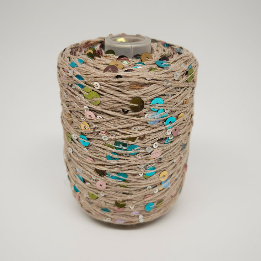 Pailletter På Bomuld