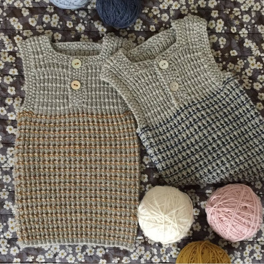 Knit Stripes Baby vest